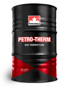 Vat met Petro-Canada PETRO-THERM™ thermische olie voor warmteoverdrachtssystemen